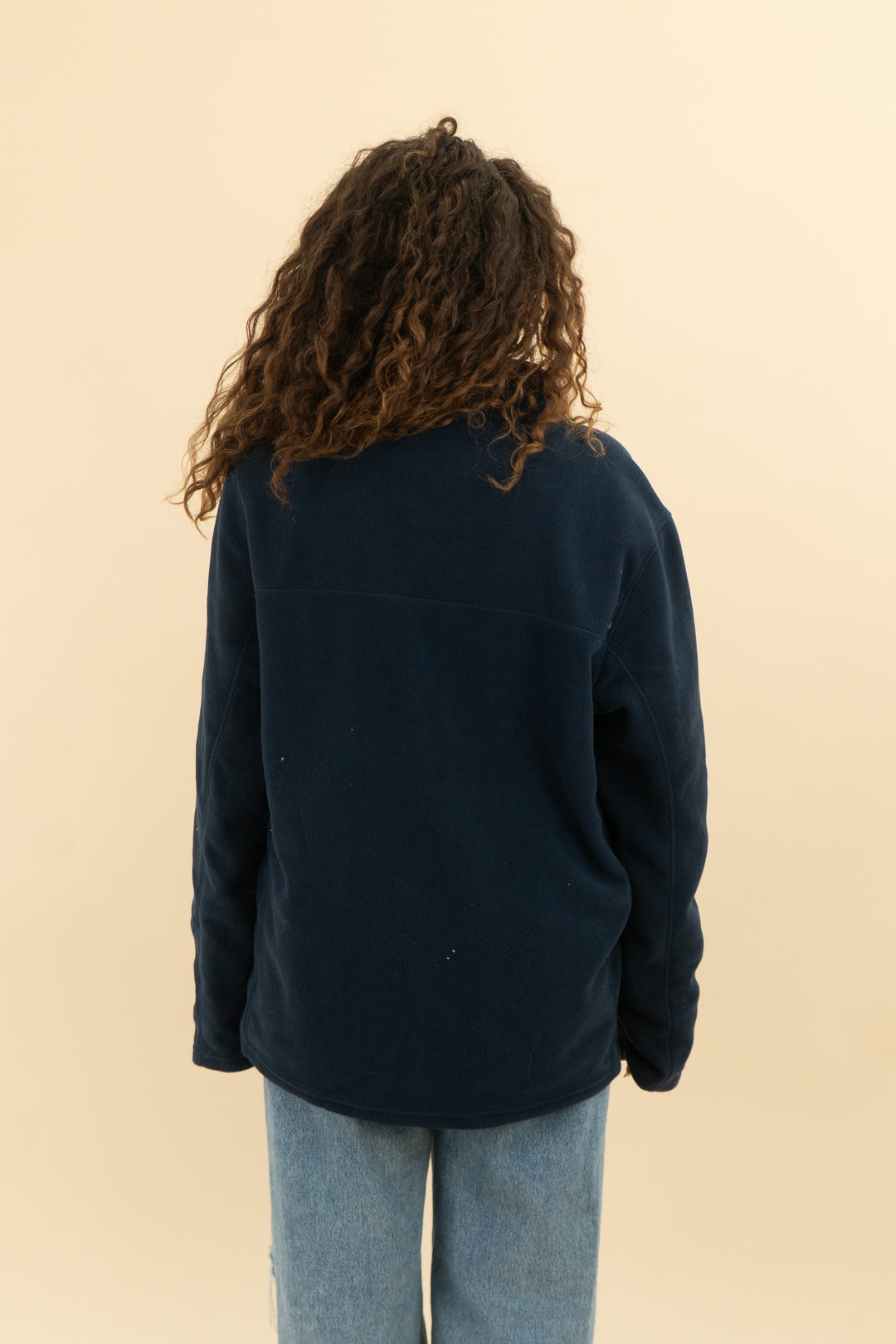 Lands End Navy Fleece Jacket (l; retail $49.95)