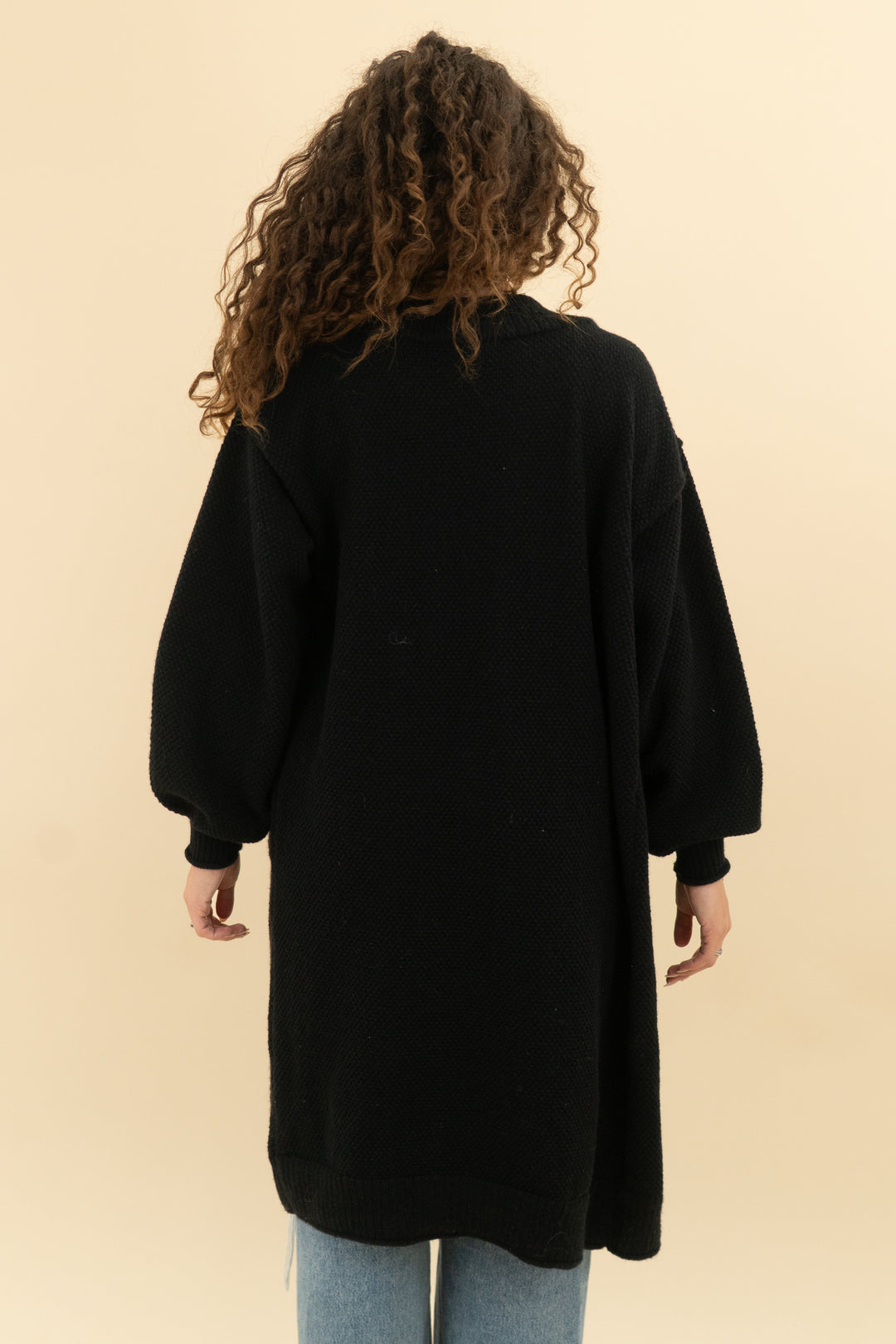 double zero black cardigan (s; retail $58)