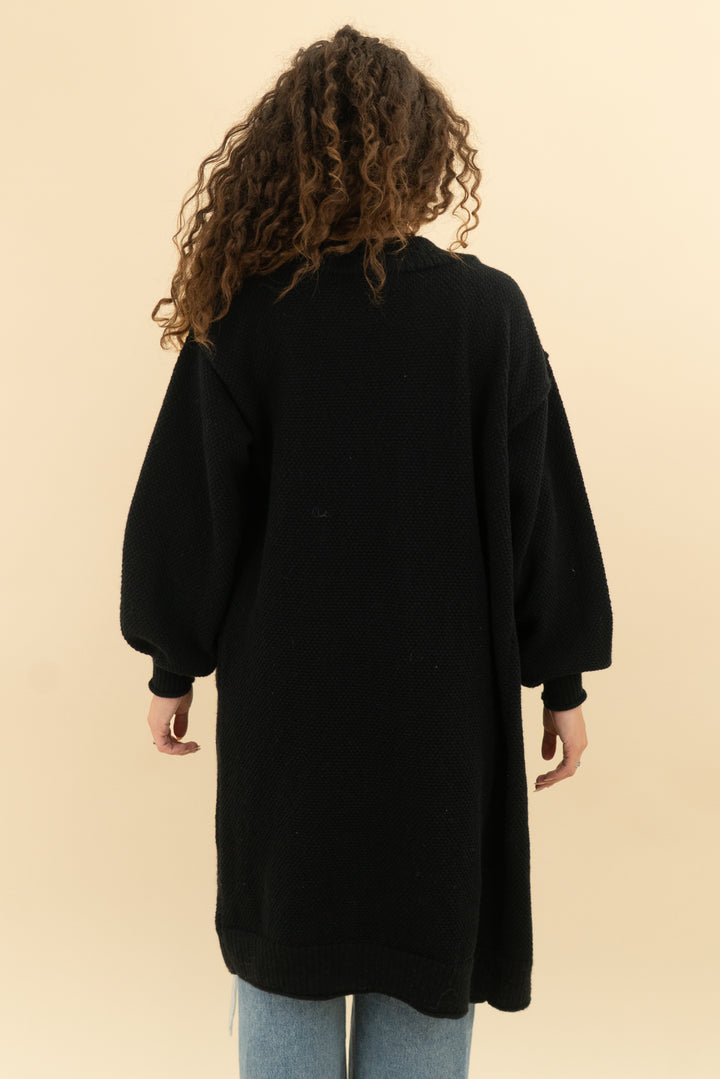 double zero black cardigan (s; retail $58)