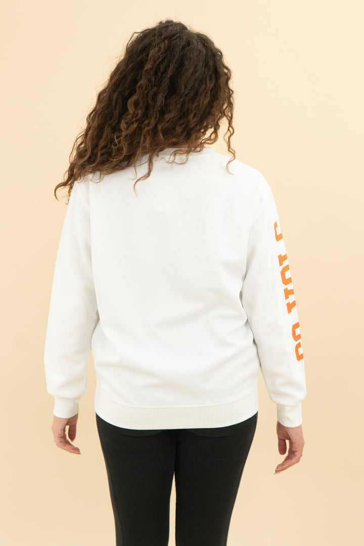 gameday white sweatshirt (xl)