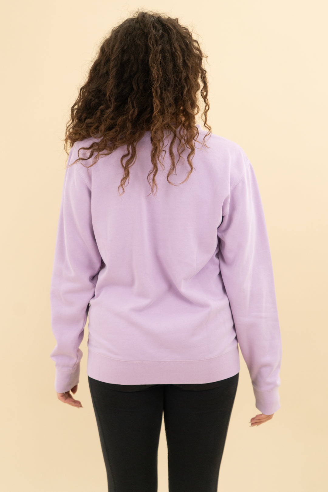Living Fully Co. purple chocolate heart sweatshirt (s; retail $62)
