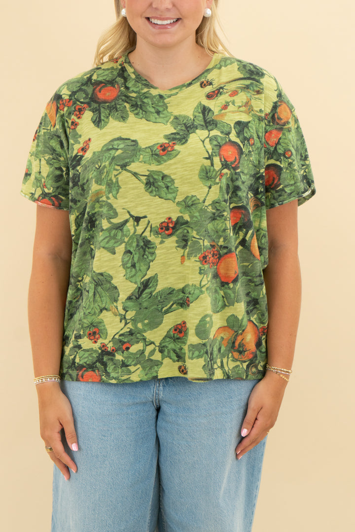 we the free green garden tshirt (m)