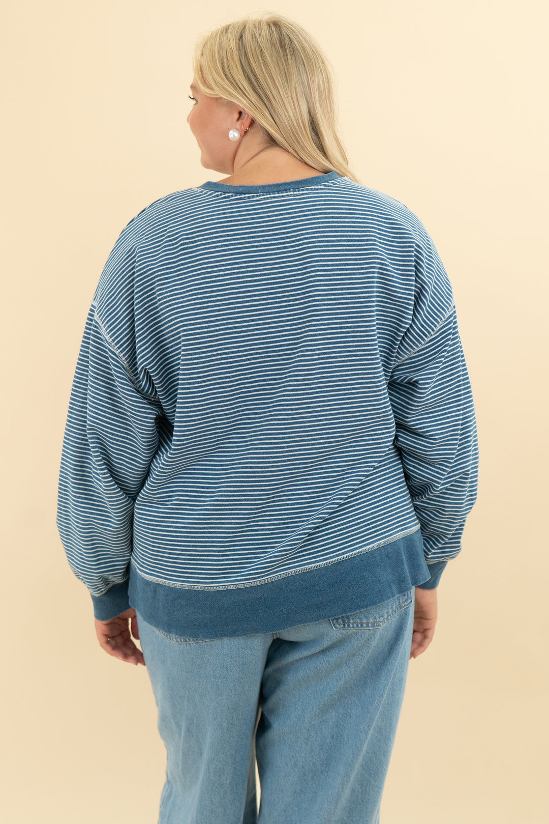 zsupply blue stripe long sleeve (l)