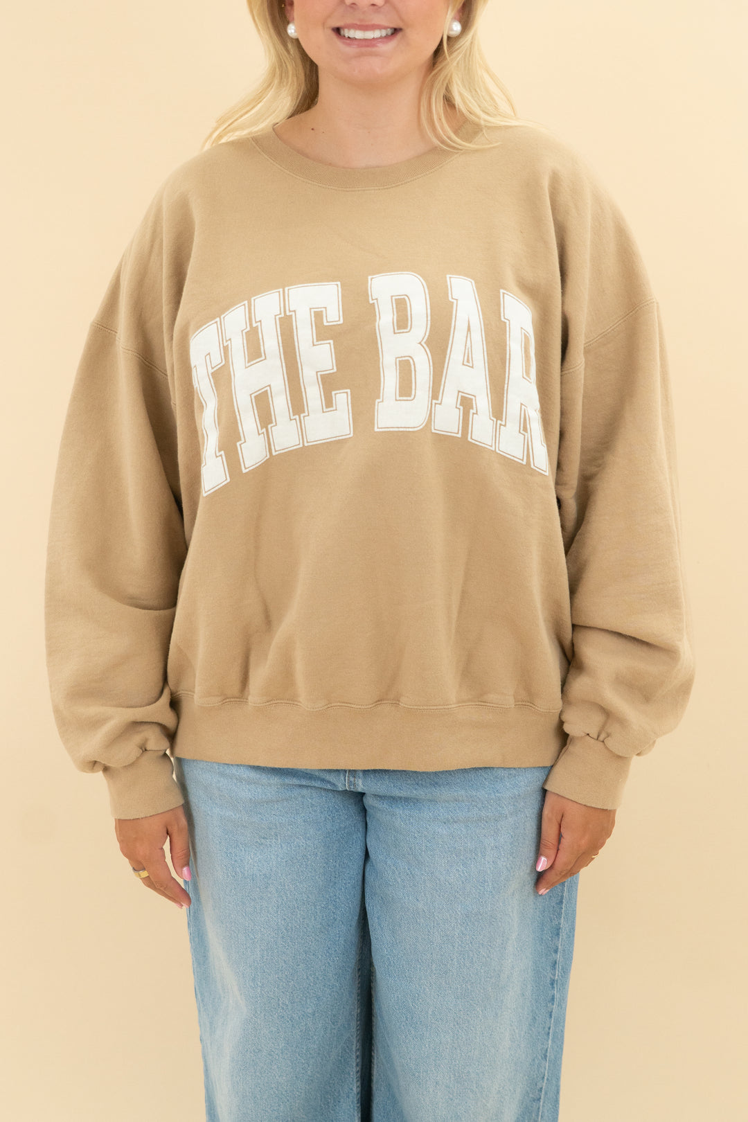 the bar toffee crewneck (xl; retail $78)
