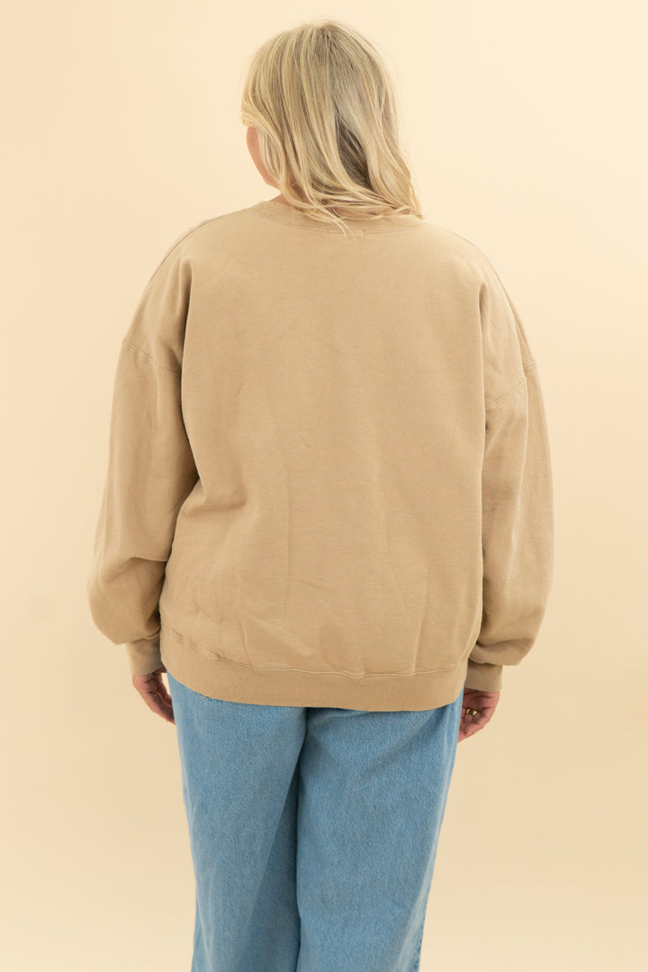 the bar toffee crewneck (xl; retail $78)