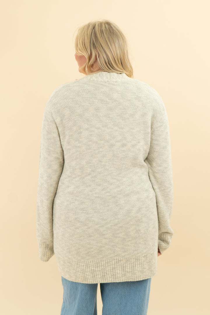 faceplant dreams cream cardigan (l)