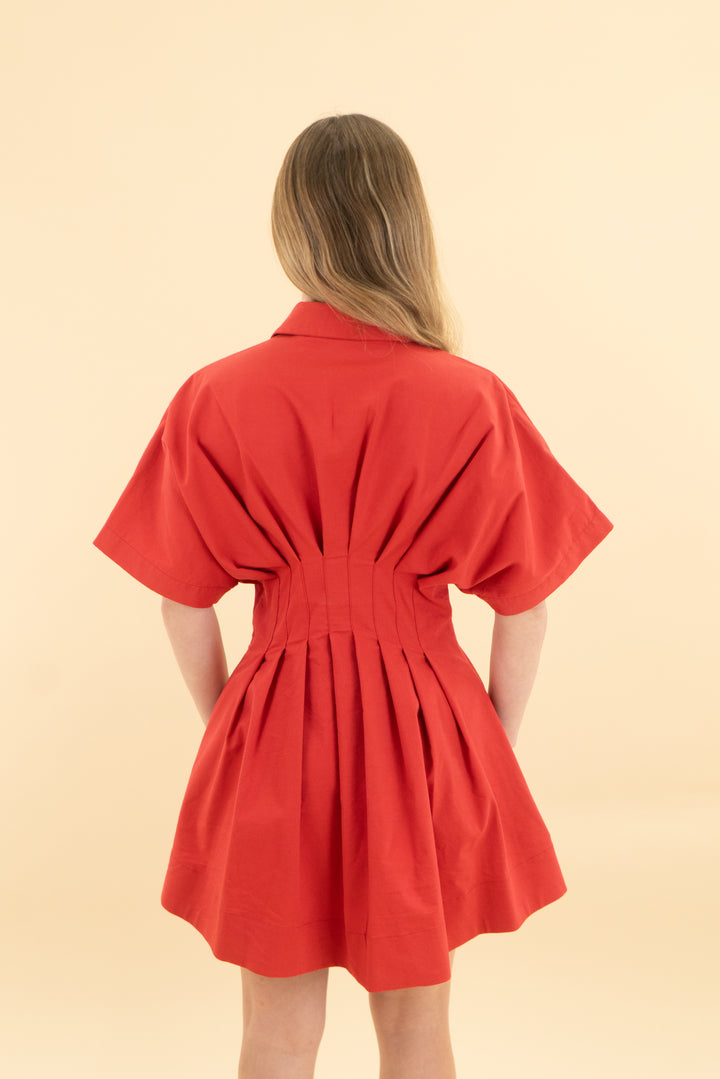 exquise red mini dress (xs; retail $178)
