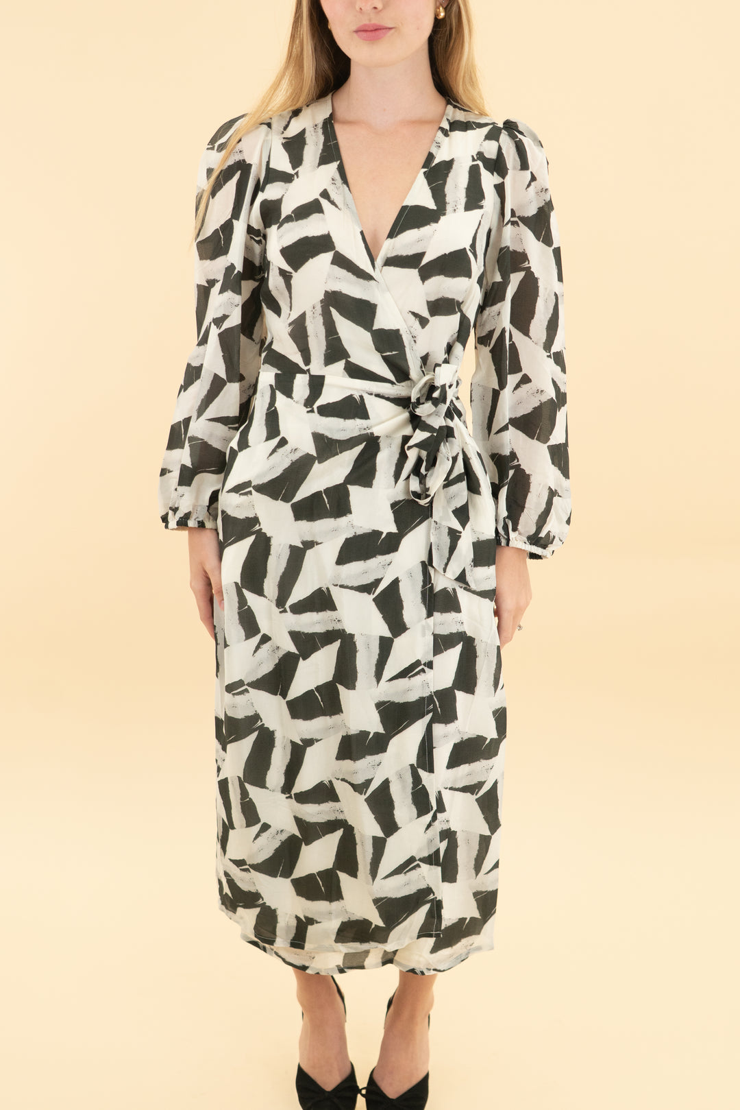 reistor geometric midi dress (xs)