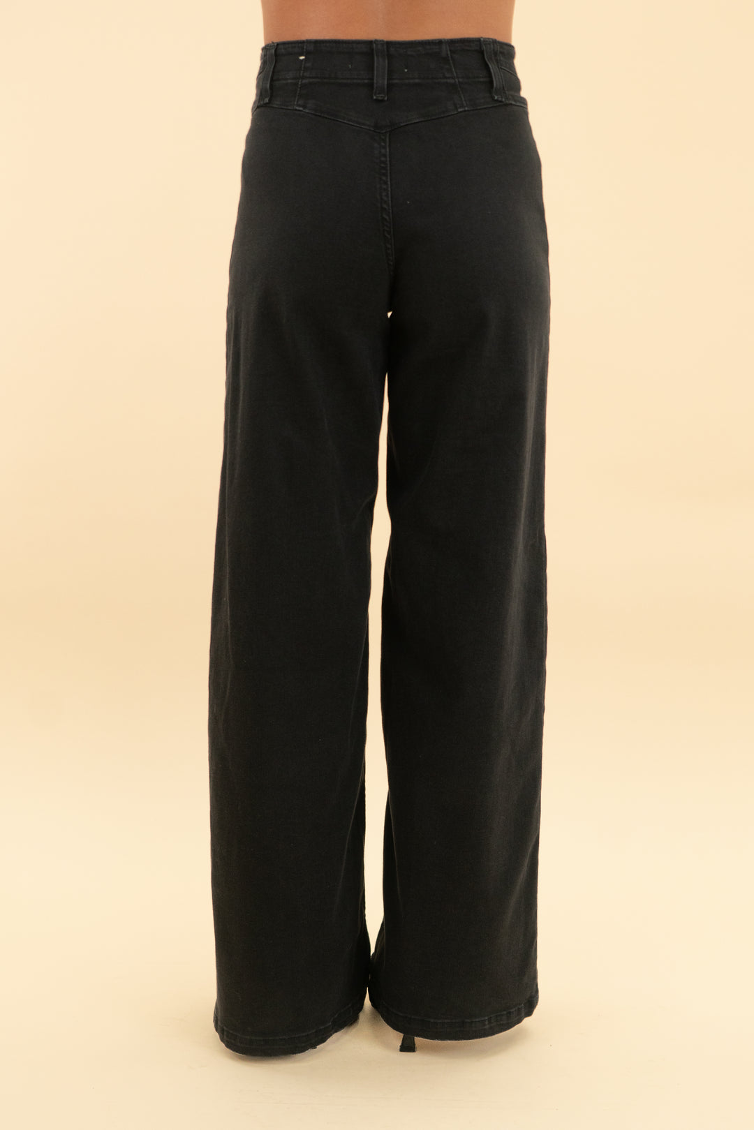 we the free black straight leg jeans (26; retail $128)