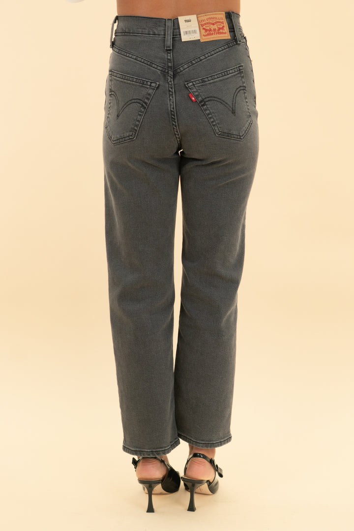 levi ribcage straight black ankle jean nwt (25)