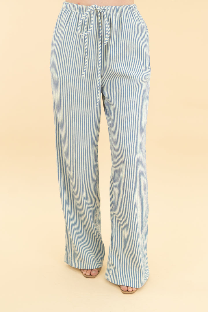 bishop & young blue stripe pants (xsp)