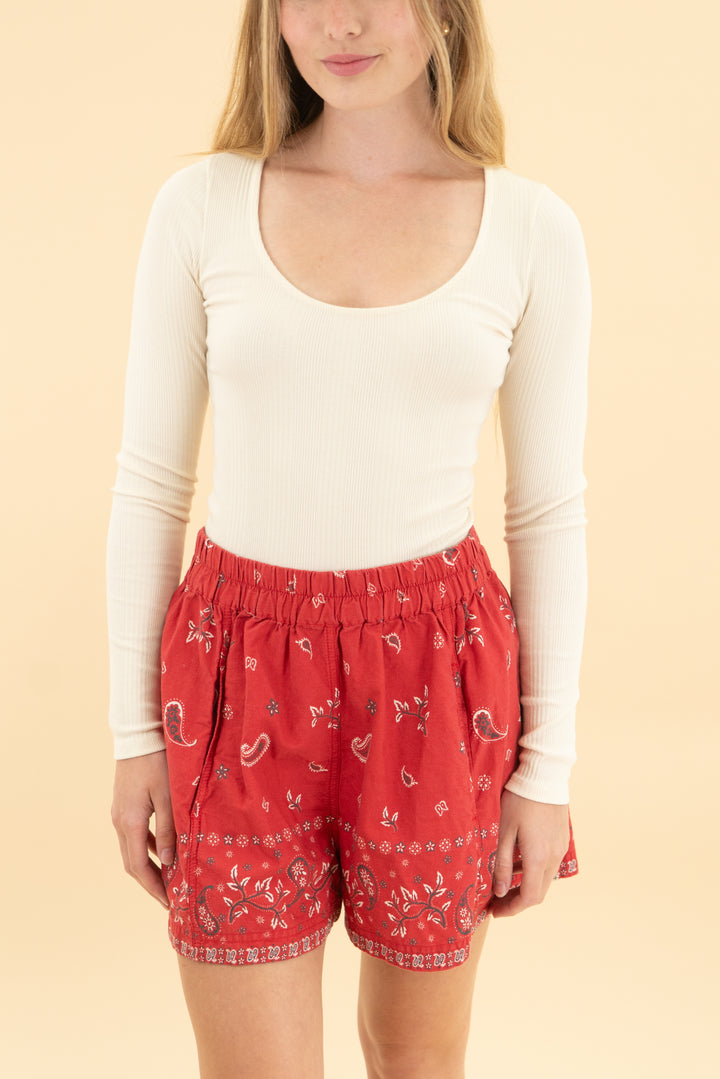aerie beige ribbed long sleeve bodysuit (xs)