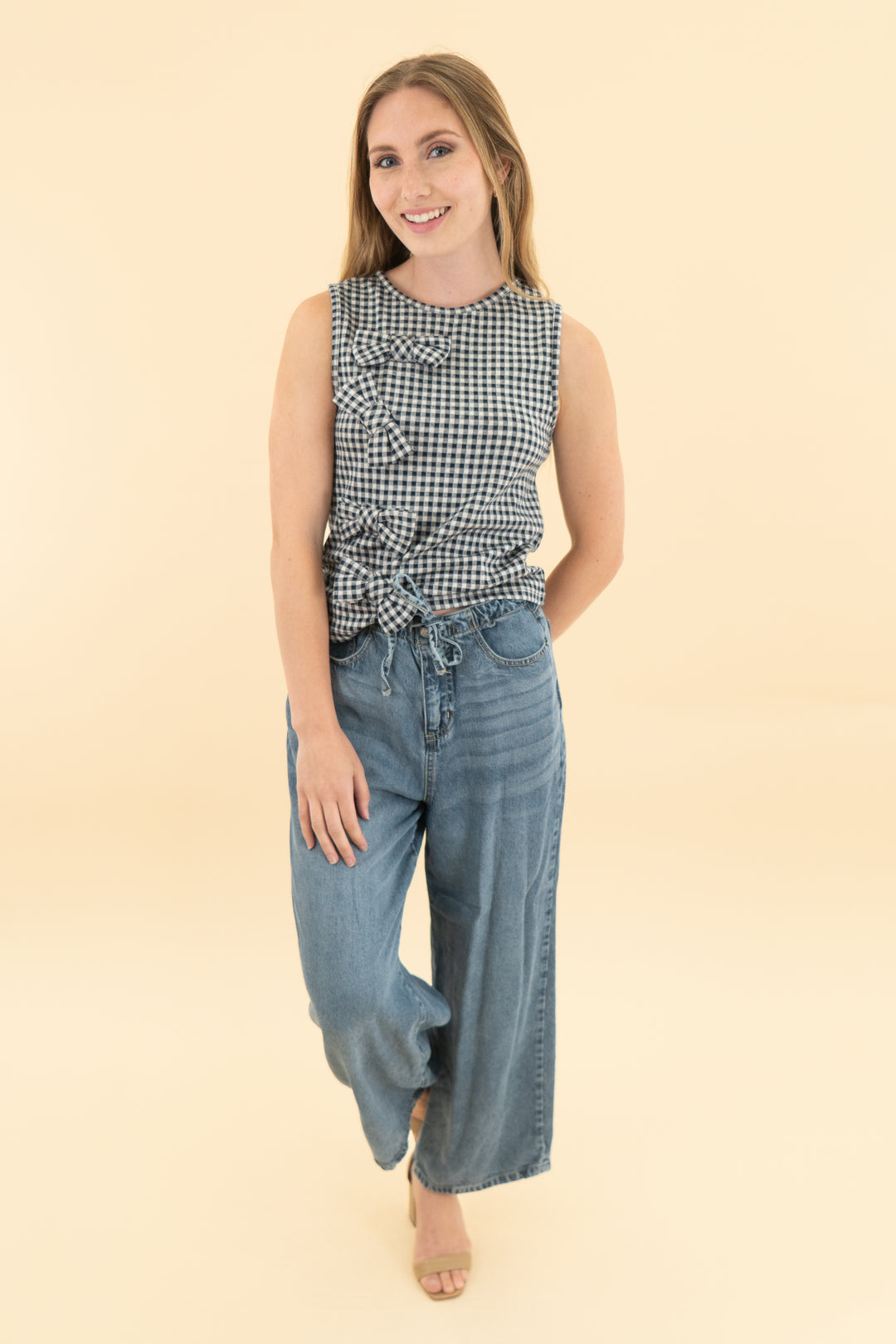 splendid chambray drawstring pants (xs)