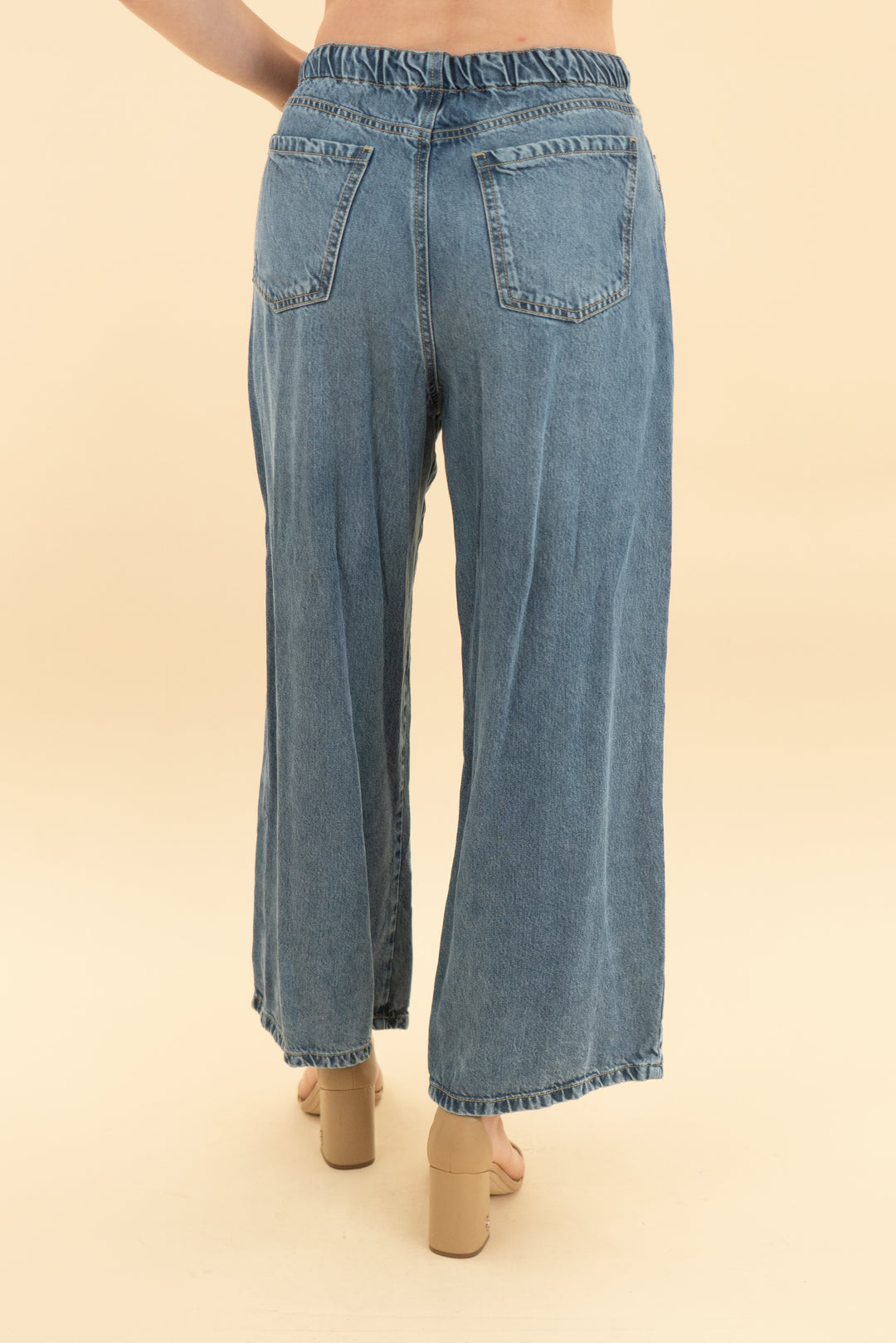 splendid chambray drawstring pants (xs)