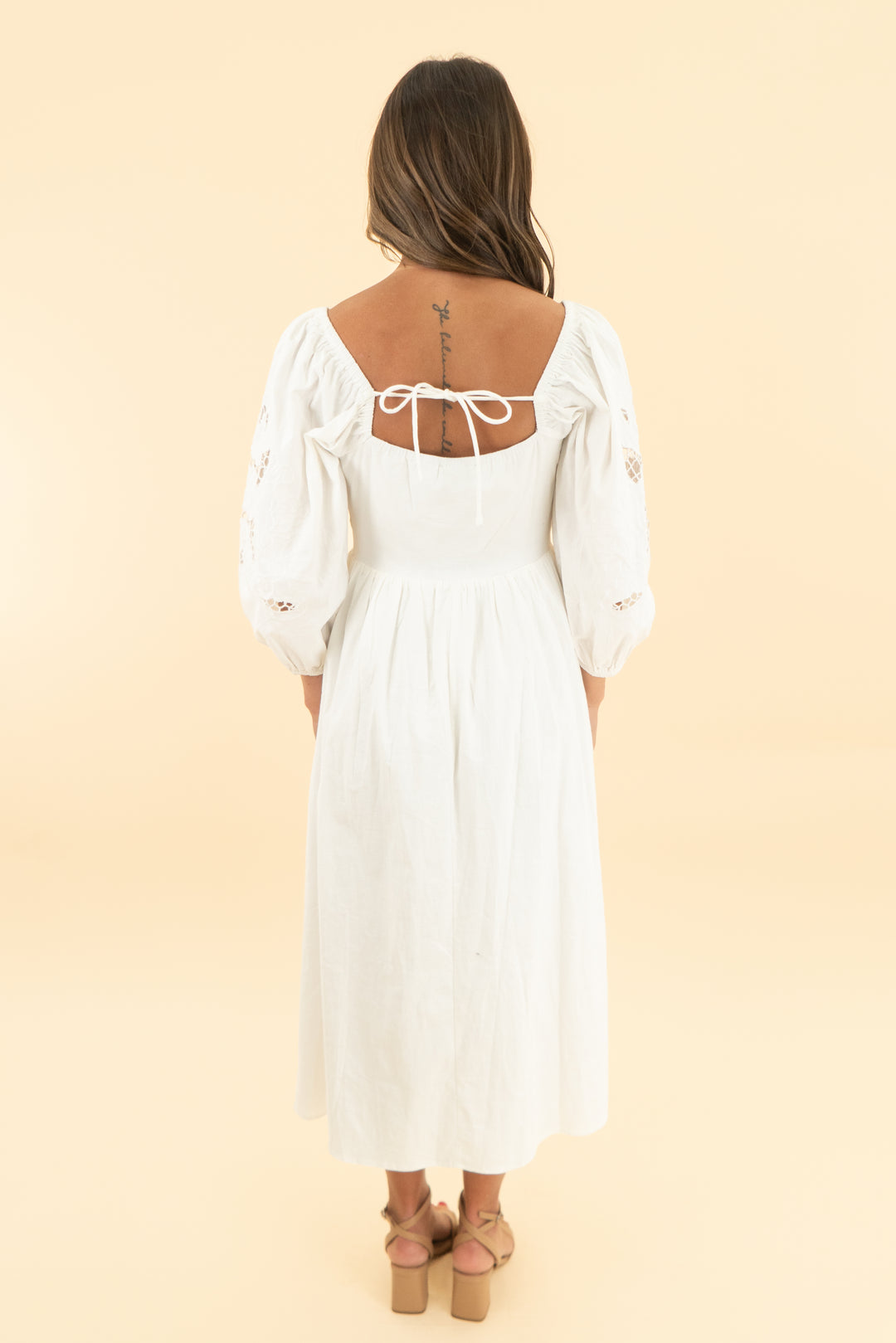 lulus white maxi dress nwt (s)