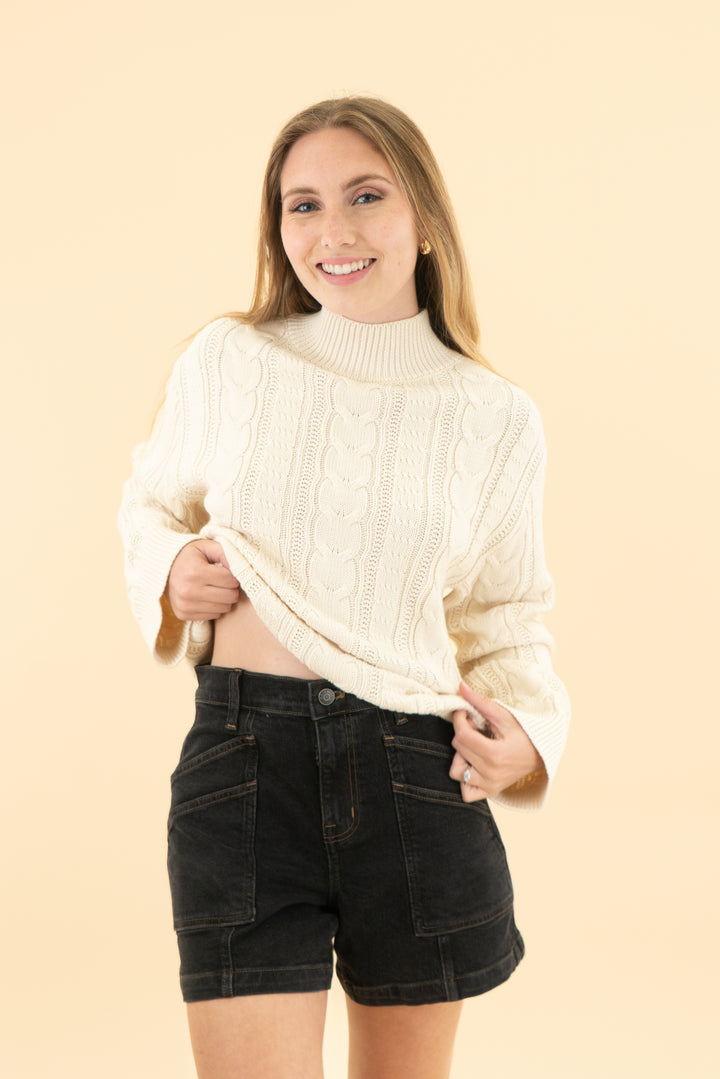 cleobella ivory knit janie sweater nwt (xs; retail $248)