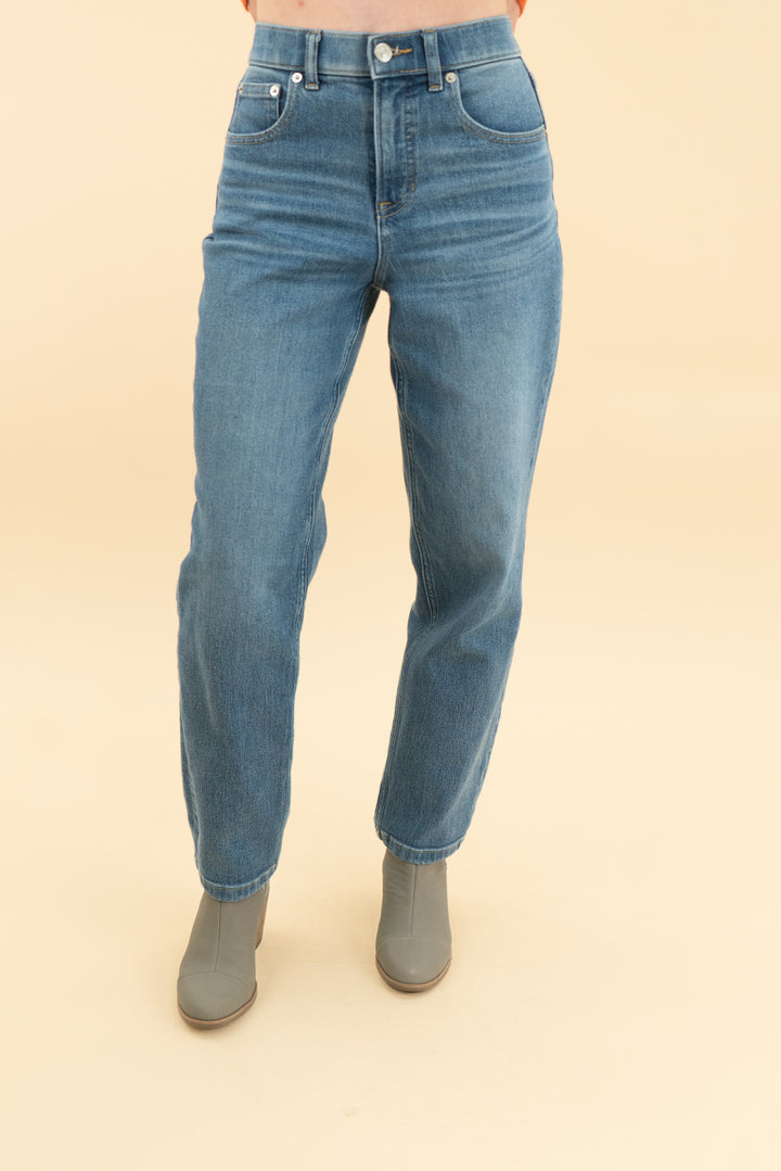 spanx straight leg denim pants (xs)