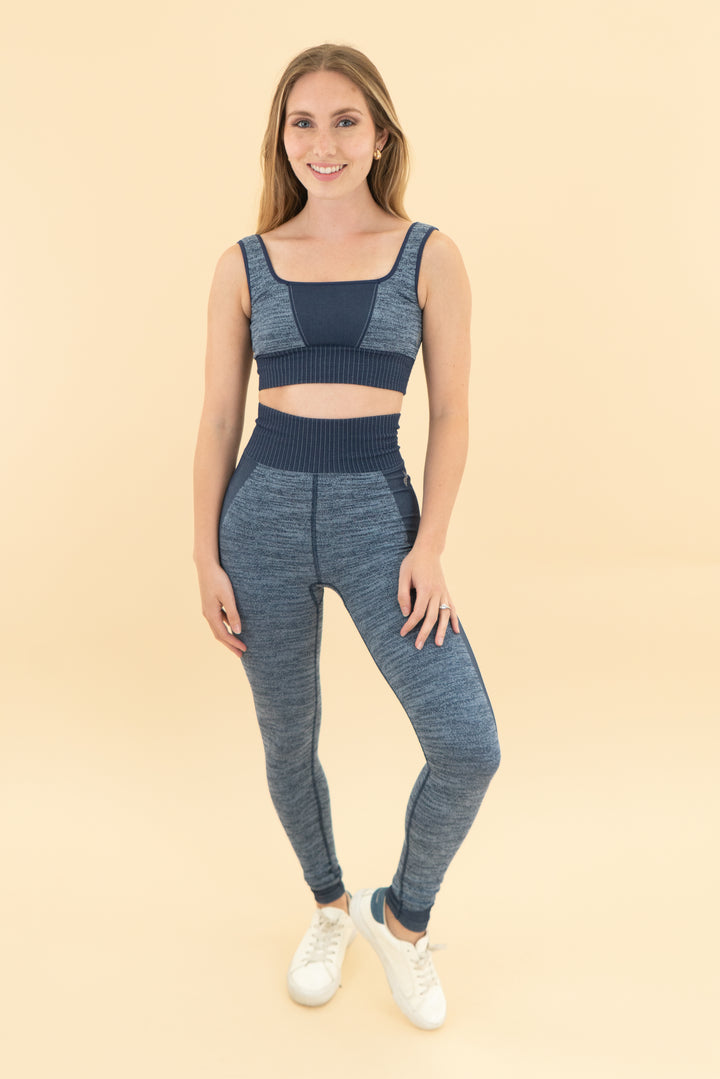fp movement blue heathered active set (xs)