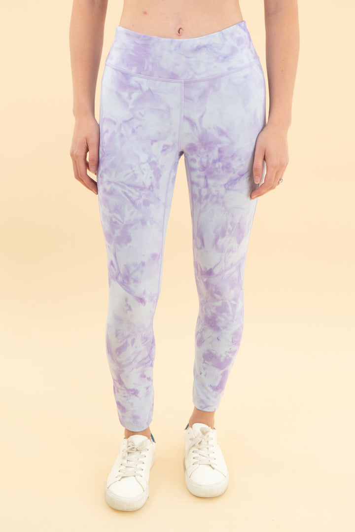 outdoor voices lilac tie dye leggings (s)