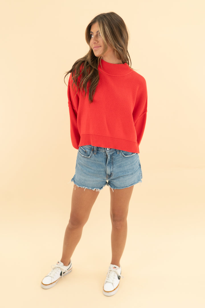 abercrombie & fitch curve love high rise mom short  (27; retail $65)