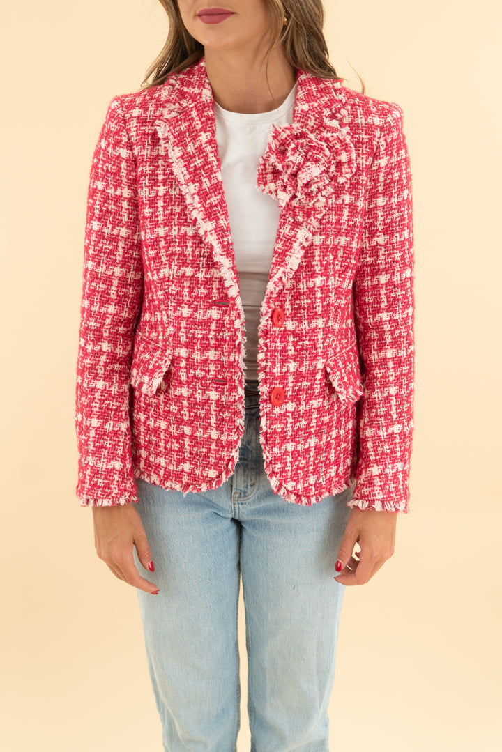 kate spade pink tweed jacket (0)