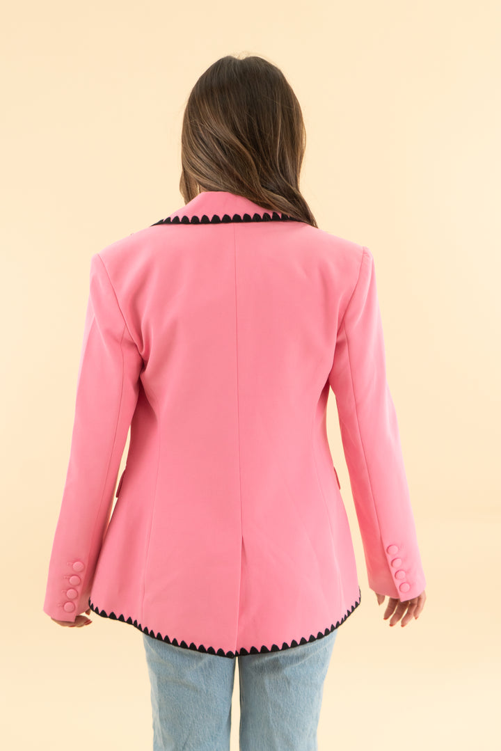 alexia admor pink blazer nwt (2; retail $229)