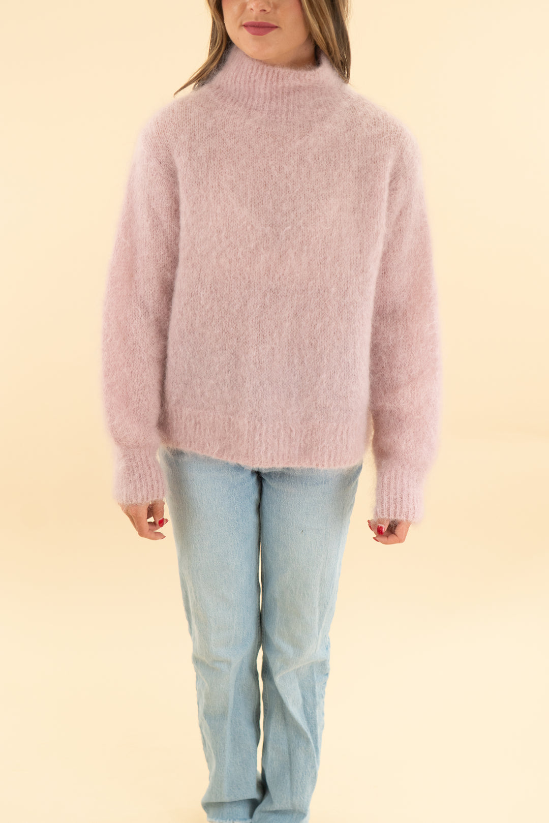 rugapiana light pink sweater (s)