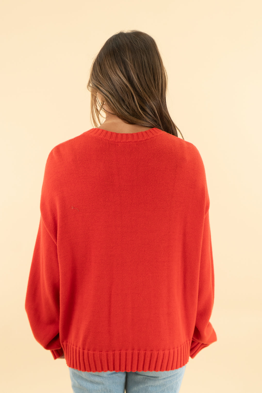 donni. red cardigan (s)