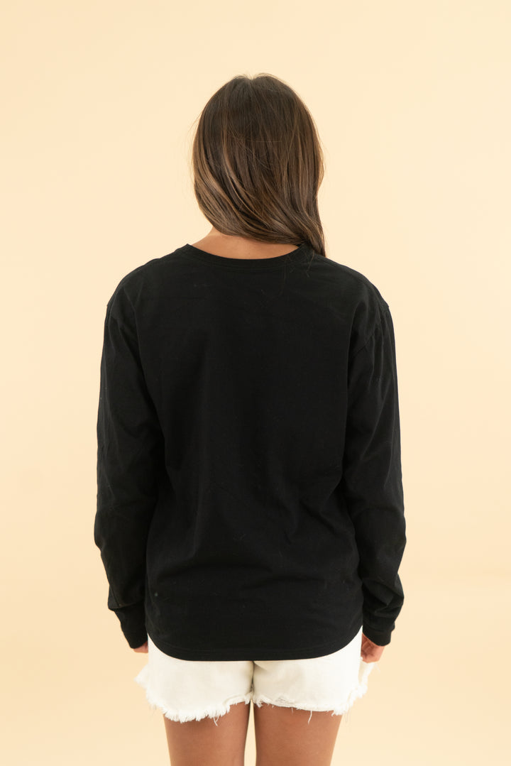 opera sport black long sleeve tee (s)