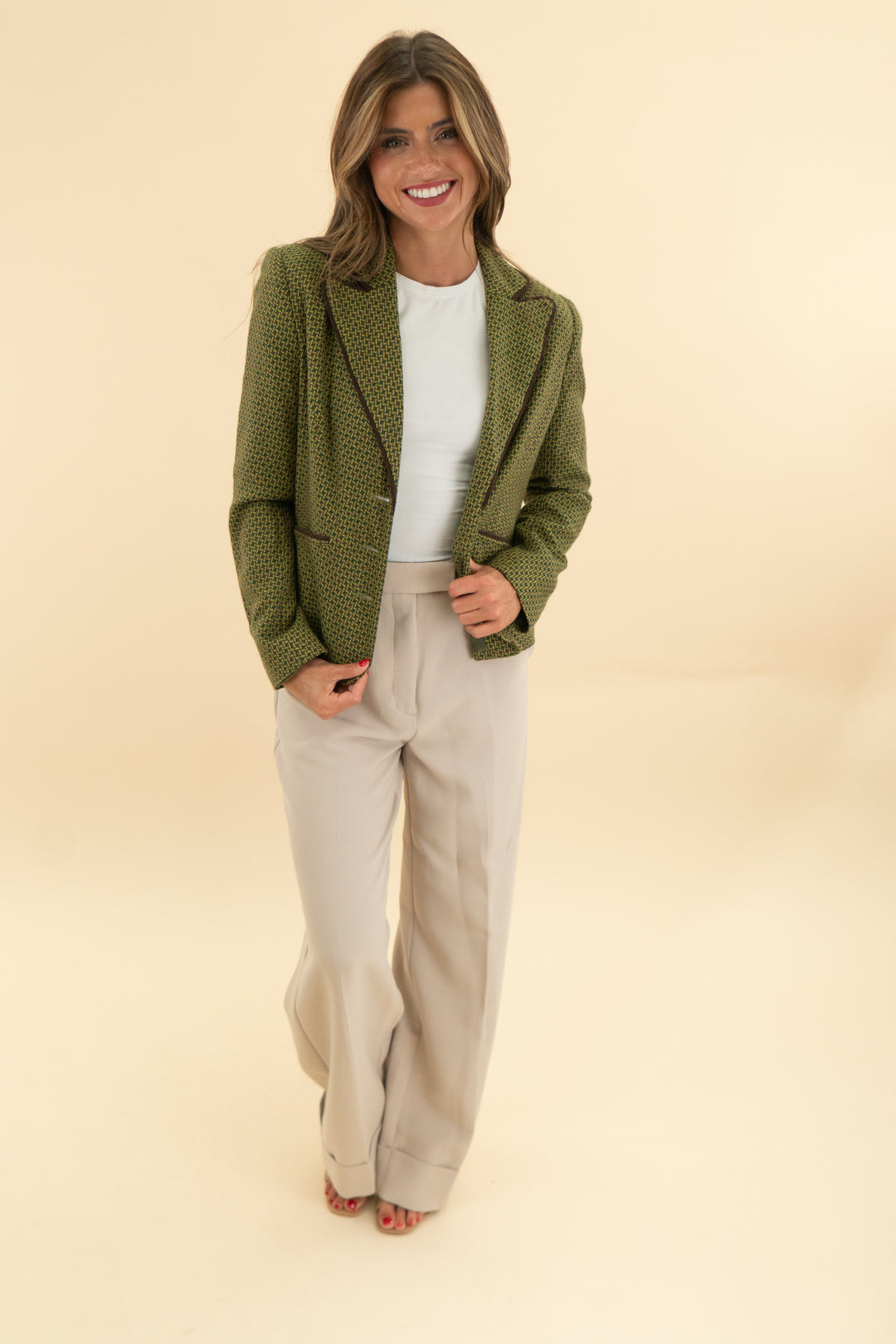 worthington green patterned blazer (6)