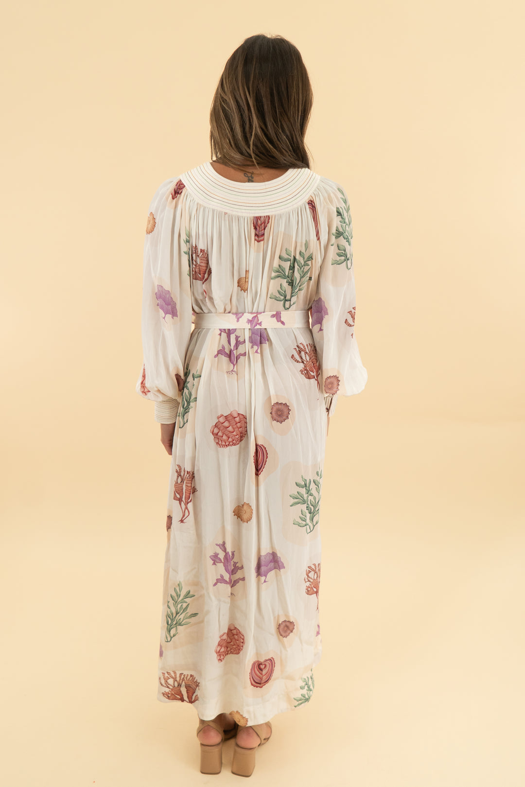 carolina k reef print maxi dress (xs; retail $585)
