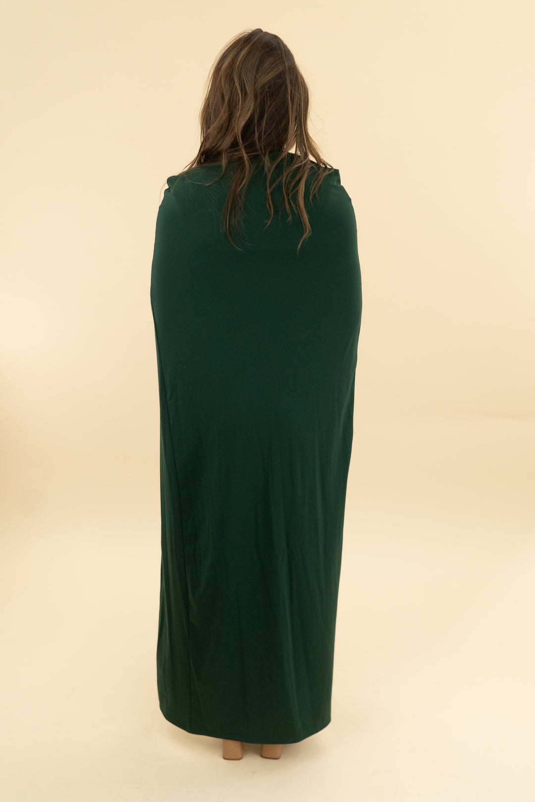 mrs. momma bear green cape and dress set nwt (xs; retail $350)