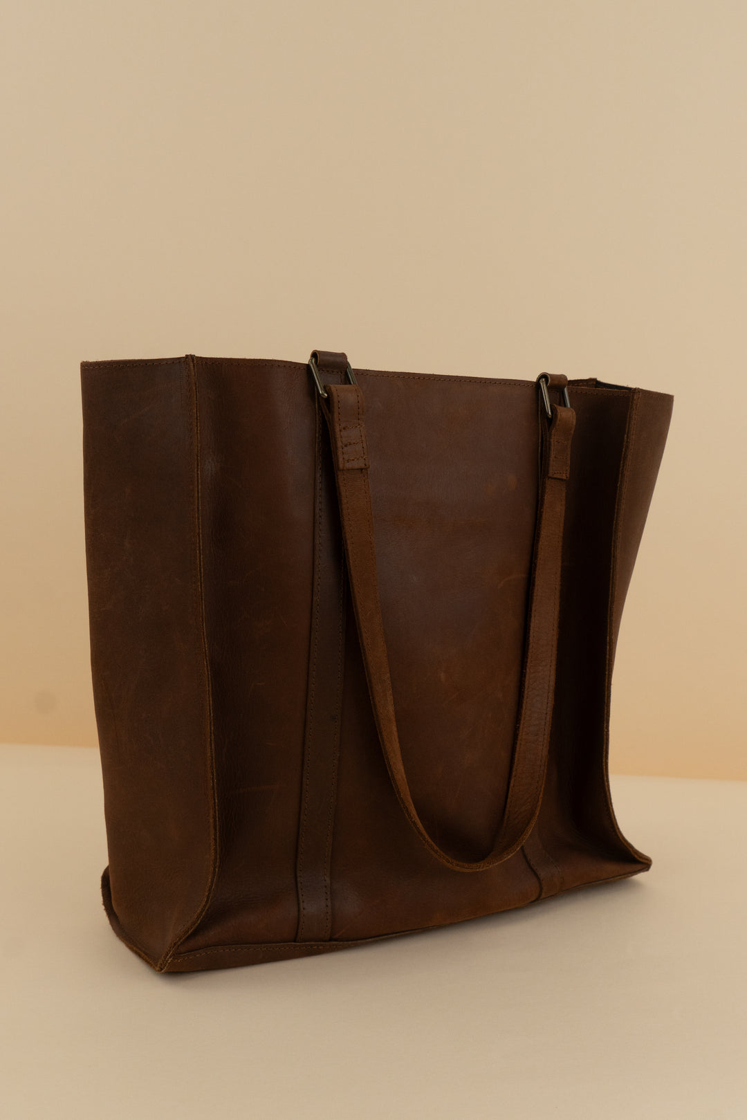 able brown selam tote (os; retail $250)