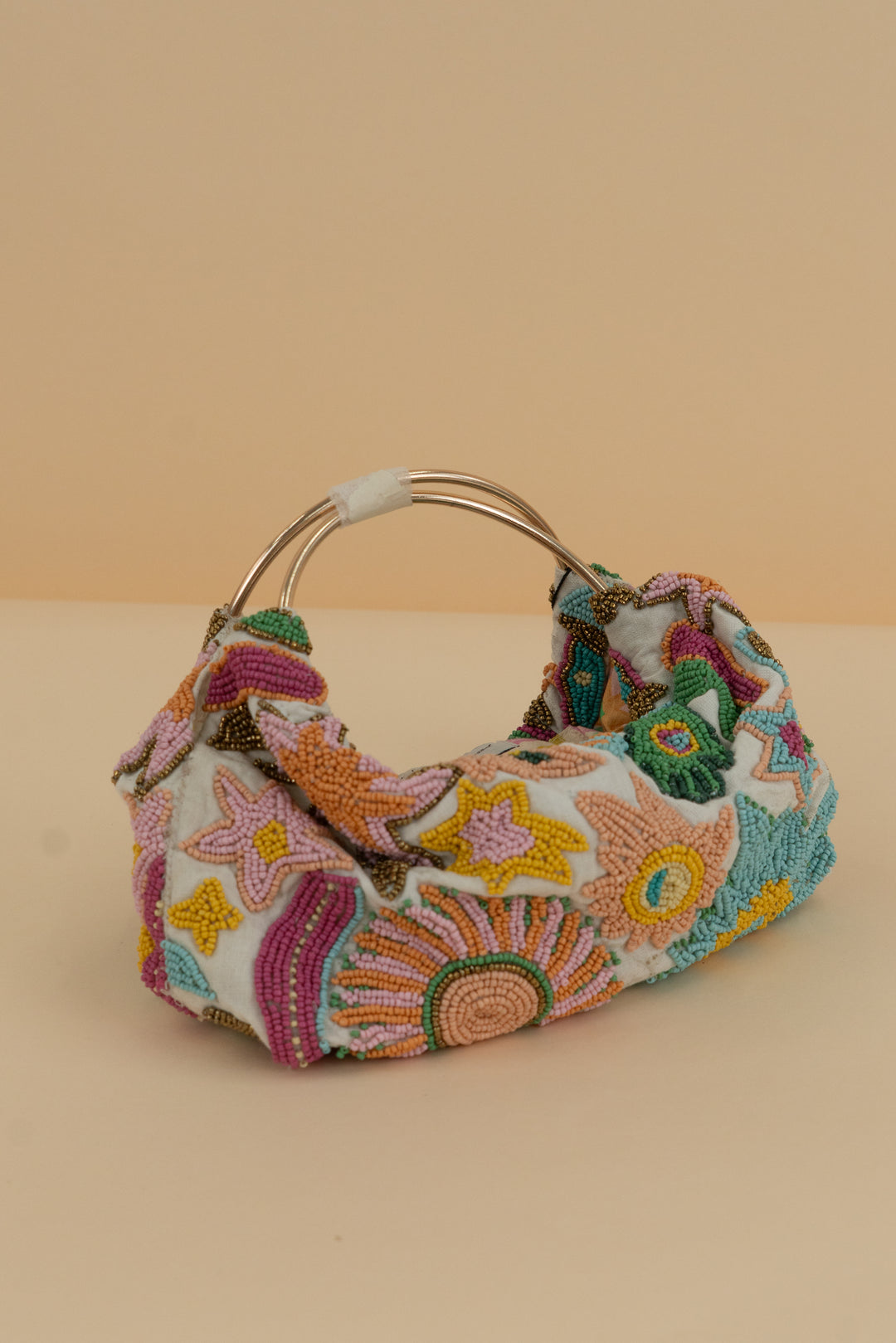 never fully dressed colorful beaded dreamer purse