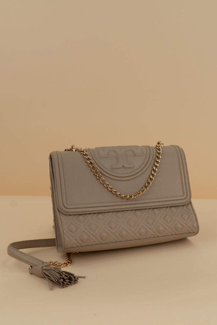 tory burch tan convertible shoulder bag (os; retail $595)