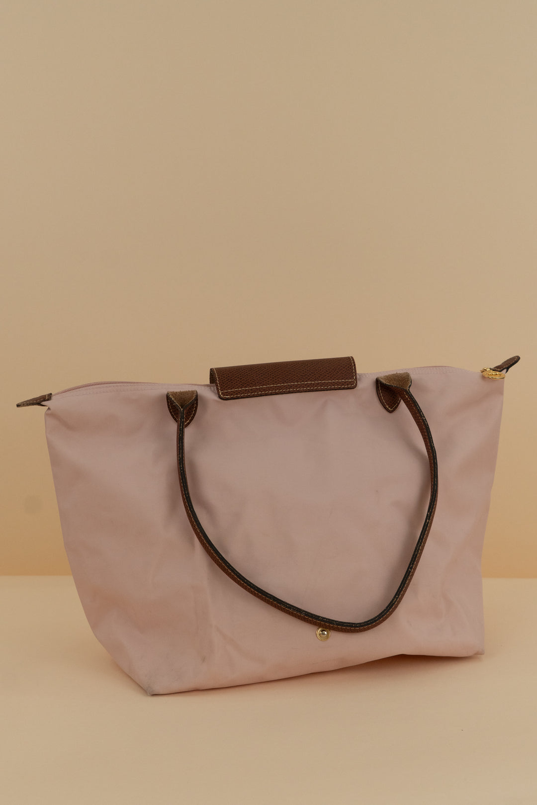 longchamp m tote in paper pink (os; retail $165)