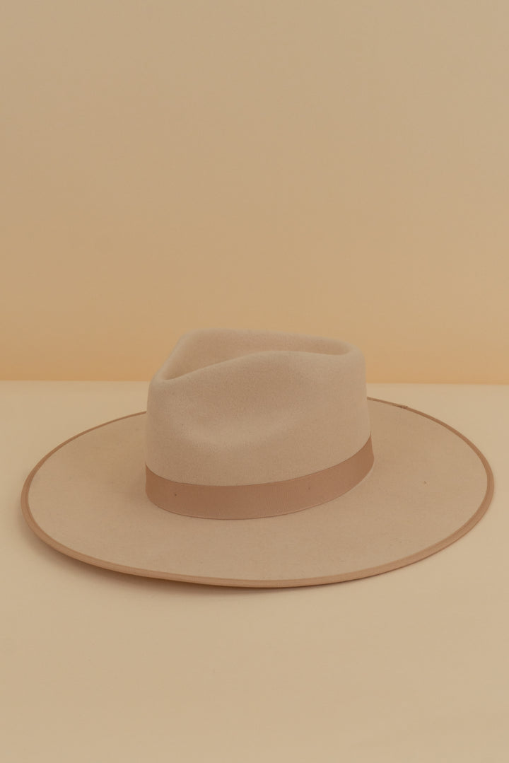 lack of color ivory rancher fedora (os; retail $148)