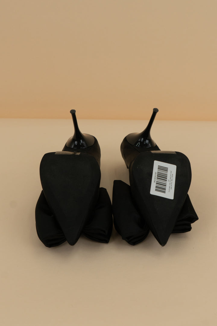 jeffery campbell black bow heels (8.5)