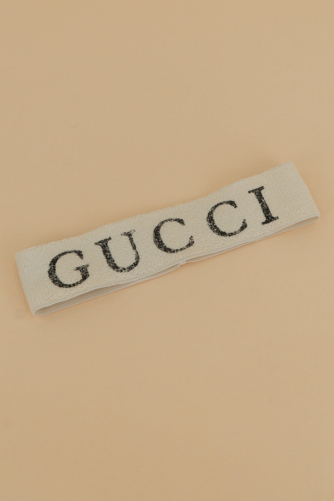 gucci stretch knit logo headband (os)
