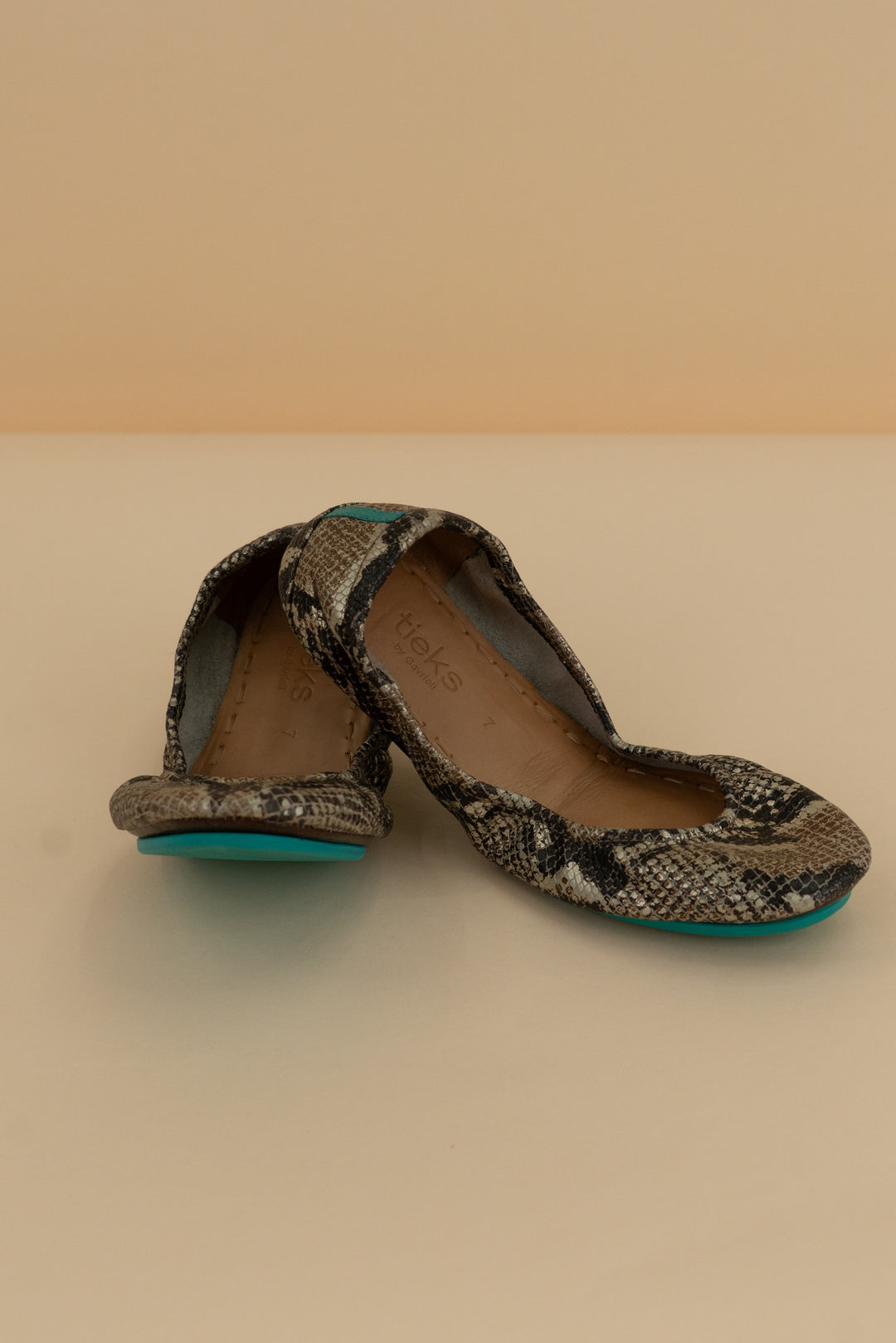 tieks copperhead snakes ballet flats (7; retail $335)