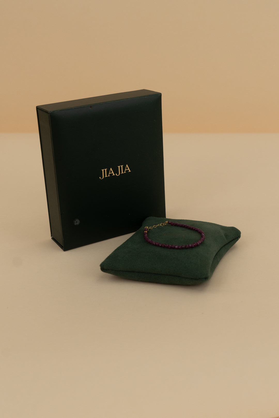 jiajia purple crystal bracelet