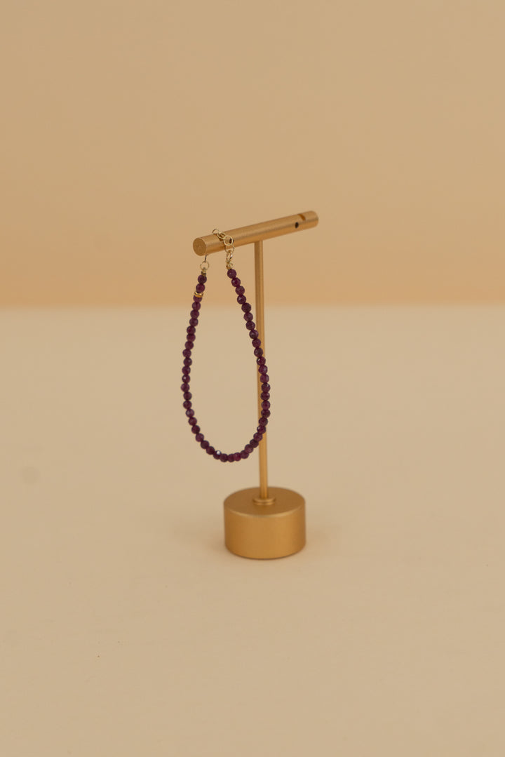 jiajia purple crystal bracelet