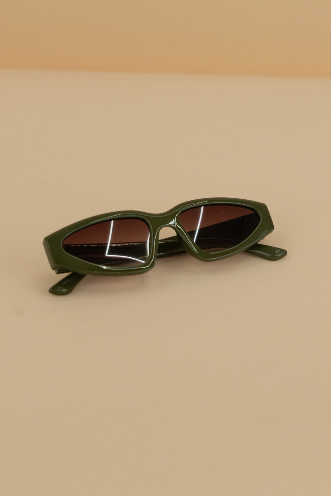 green funky sunglasses