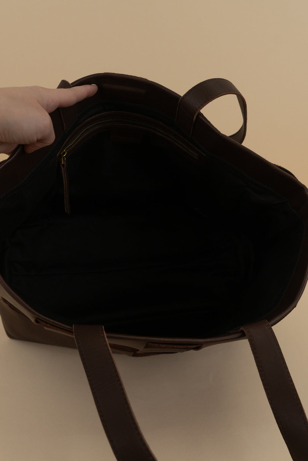 madewell brown leather weave tote bag