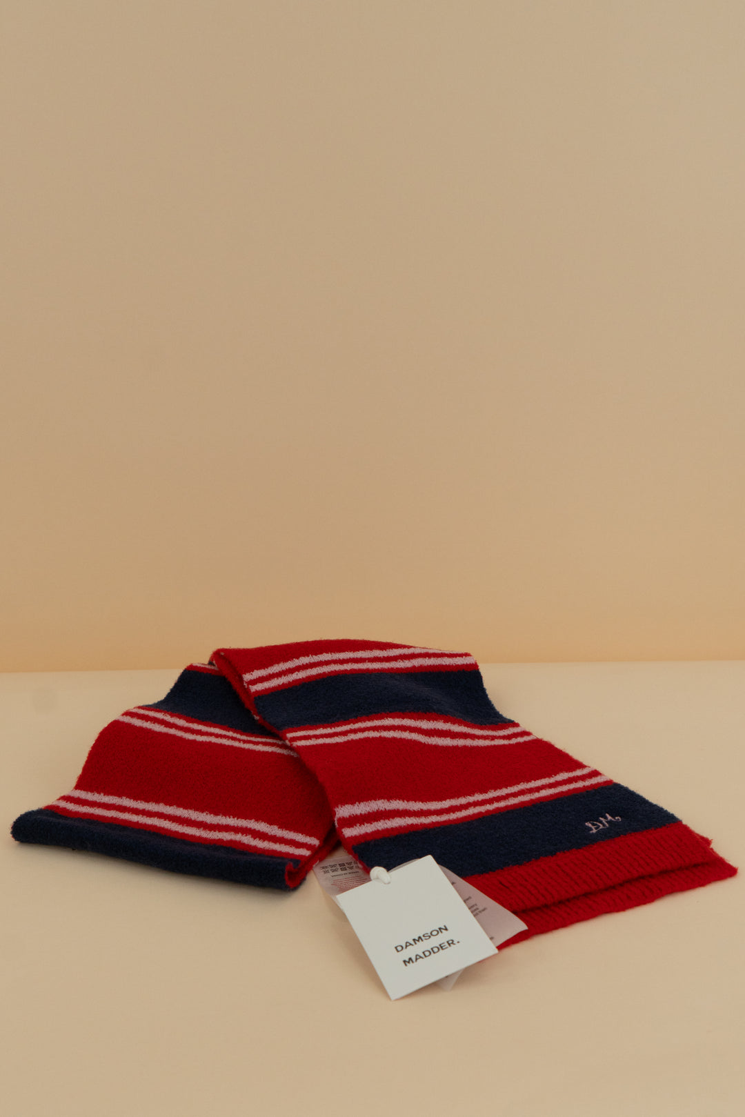 damson madder navy/red scarf nwt