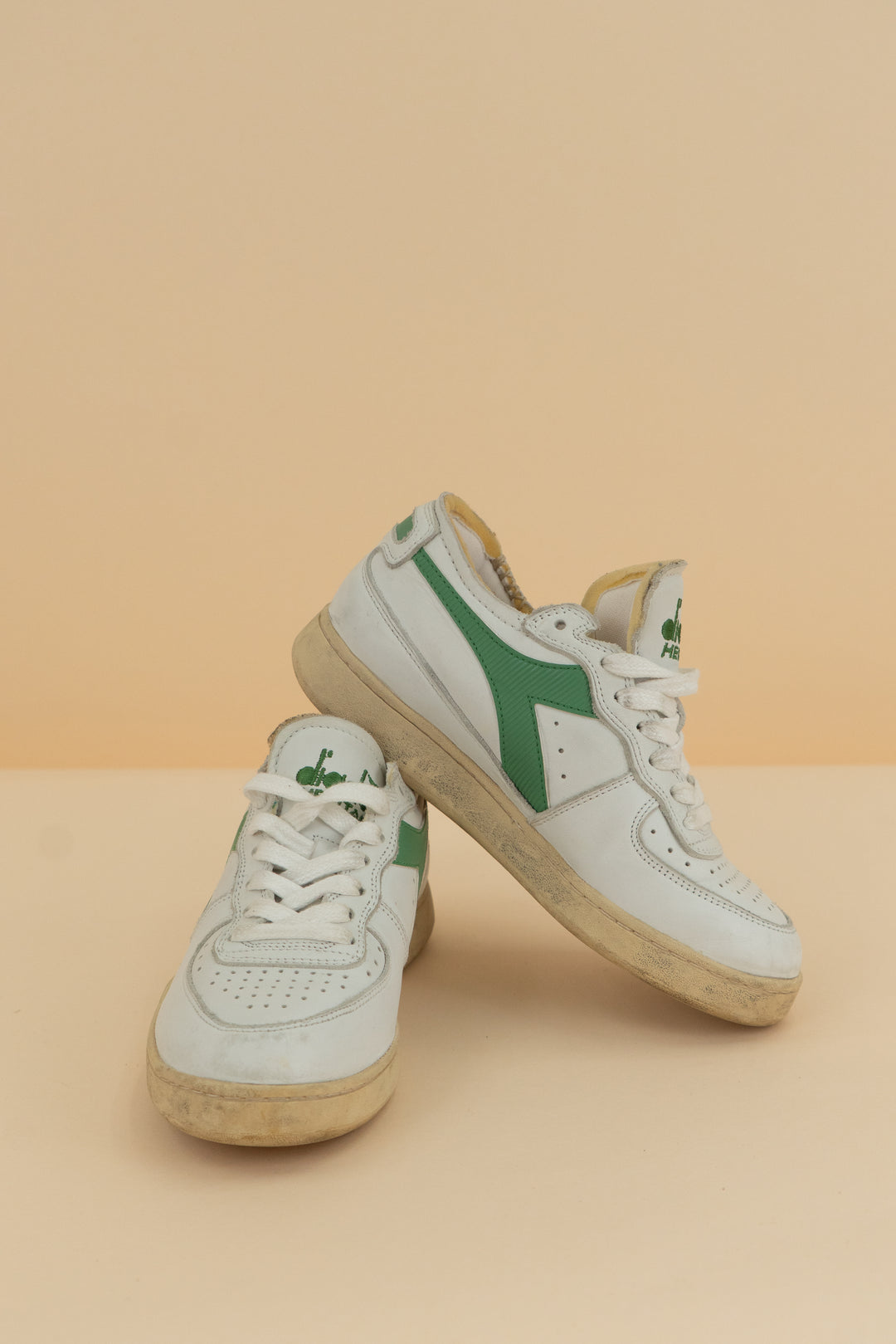 diadora white/green sneakers (6)