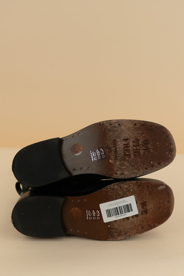 we the free black buckle boots (36)
