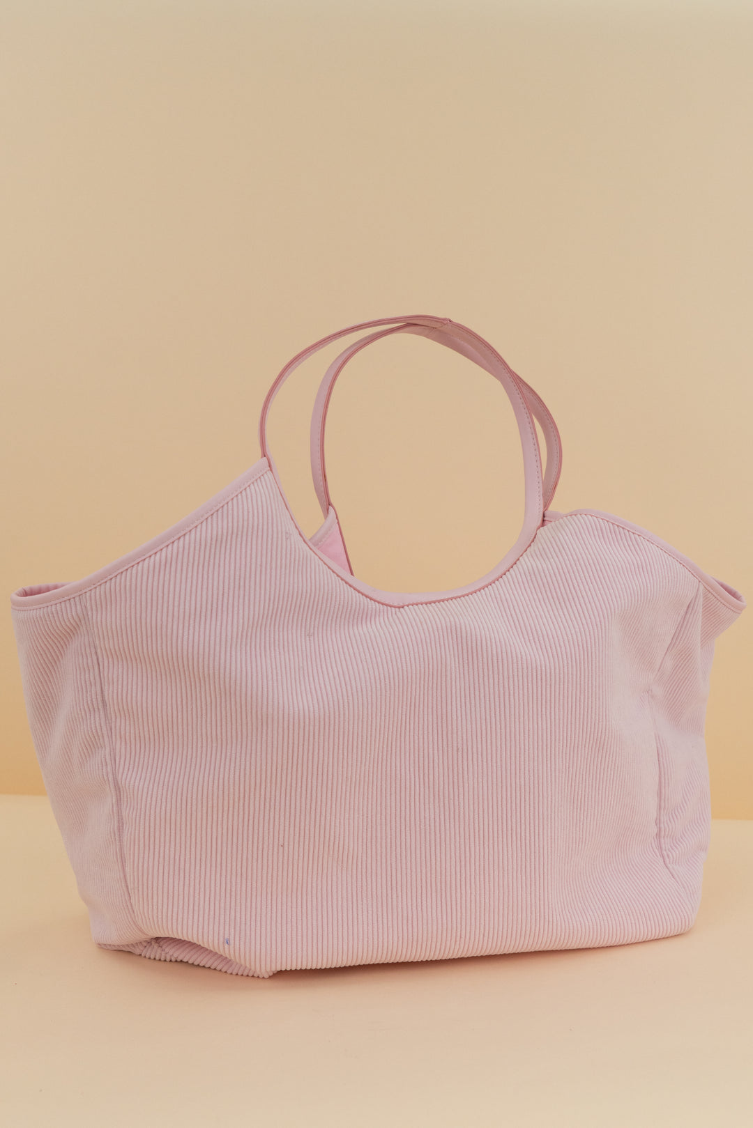 stoney clover pink cordoruy hobo bag