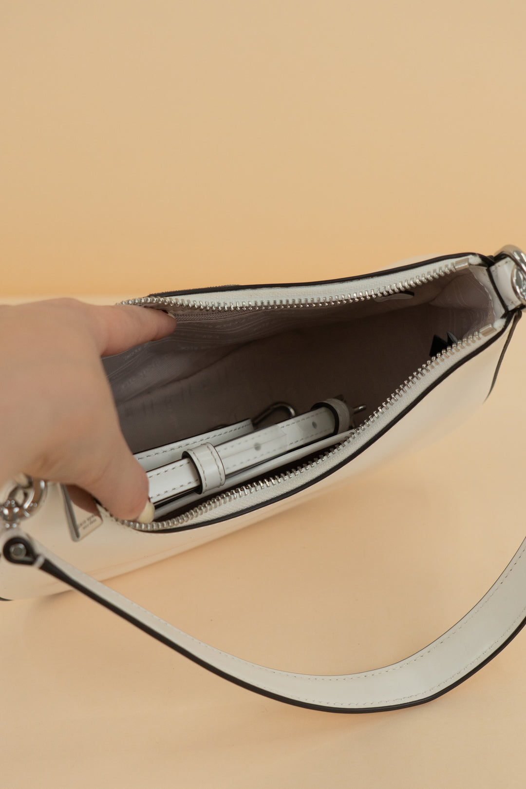 kate spade white handbag