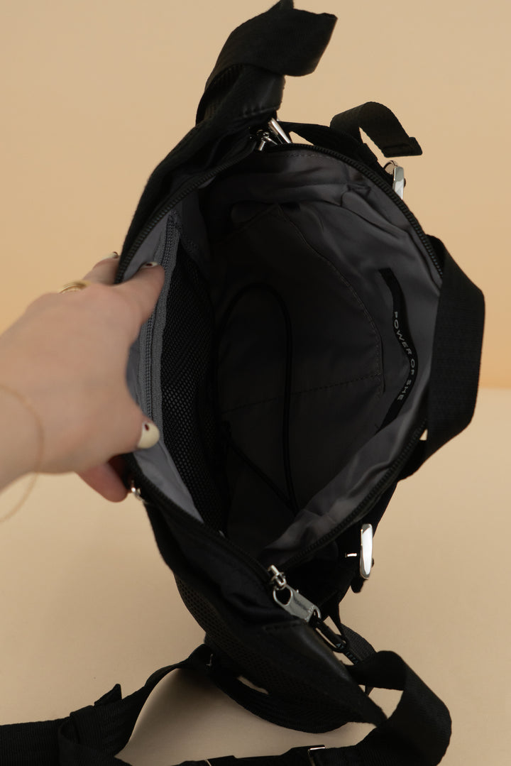 athleta black belt bag